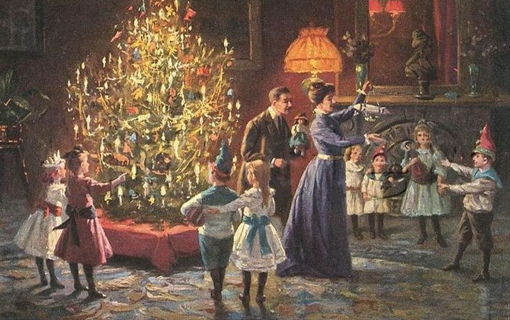Рождественская открытка, 1902 / pinterest.com