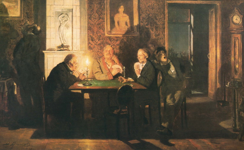 "Преферанс" Васнецов, 1879